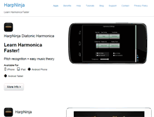 Tablet Screenshot of harpninja.com